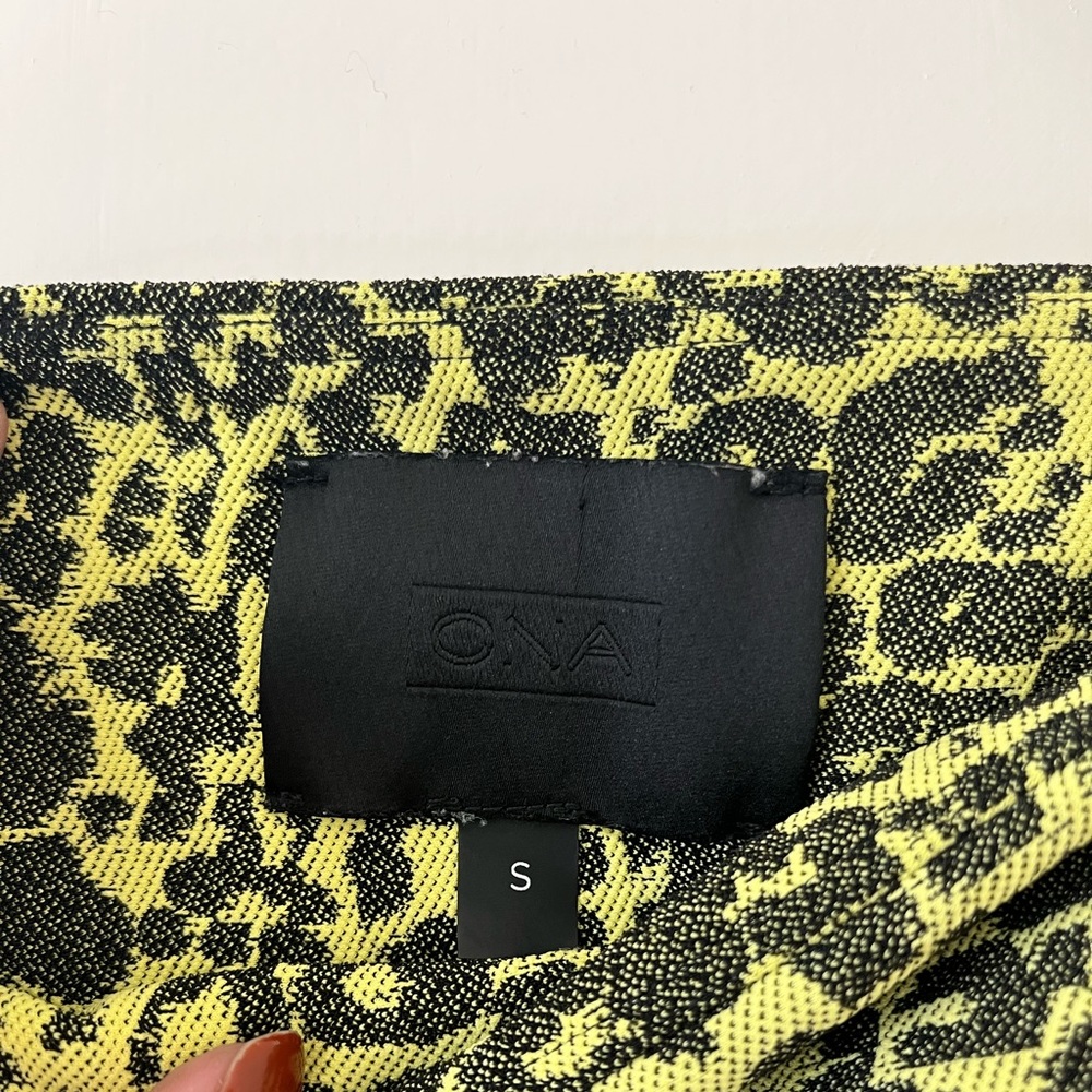 ONA Neon Animal Print Leggings - Picture 5 of 5